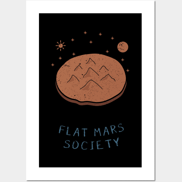 flat mars Wall Art by sandangmurah